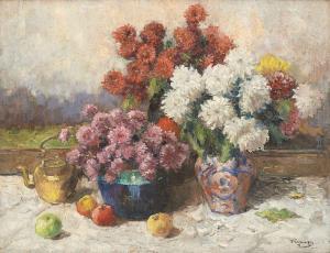 WAGEMAEKERS Victor 1876-1953,Composition florale,Horta BE 2018-02-26