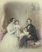 WAGEMAN Thomas Charles 1787-1863,A family portrait,1844,Christie's GB 2011-05-24