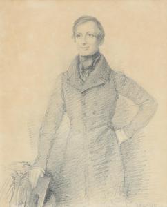 WAGEMAN Thomas Charles 1787-1863,Portrait of a gentleman standing,1835,Woolley & Wallis 2020-03-04
