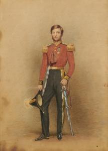 WAGEMAN Thomas Charles 1787-1863,PORTRAIT OF AN OFFICER,1847,Mellors & Kirk GB 2019-06-26