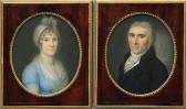 WAGENER Friedrich Erhard 1759-1813,Pendants: Damen- und Herrenportrait,Reiner Dannenberg 2020-06-18