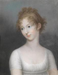 WAGENER Friedrich Erhard 1759-1813,Portrait of Charlotte Friederike von Mecklenbur,Palais Dorotheum 2011-11-04