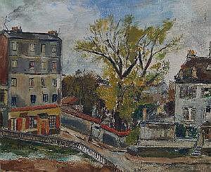 WAGNER A,View in Montmartre,1928,Rosebery's GB 2014-10-04