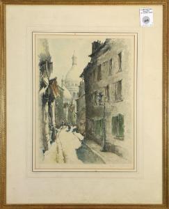 WAGNER H.E 1900-1900,Narrow City Street,Clars Auction Gallery US 2018-09-15
