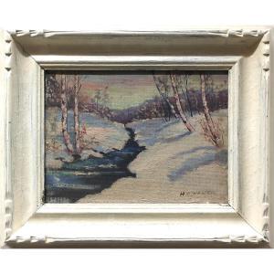 WAGNER Herbert William 1889-1948,WINTER CREEK STUDY,Waddington's CA 2023-02-09