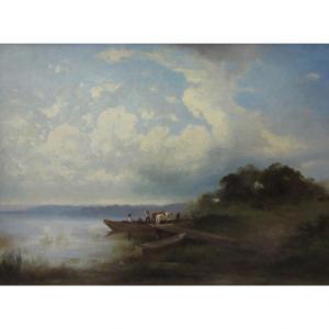 WAGNER Johann Friedrich 1801-1850,Cattle Barge,William Doyle US 2016-02-10