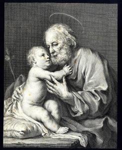 WAGNER Joseph 1706-1780,San Giuseppe e il Bimbo Gesù,Bertolami Fine Arts IT 2022-11-22