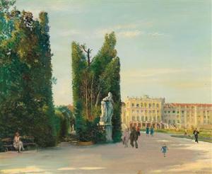 WAGNER Otto Erich 1895-1979,Schönbrunn,1930,Palais Dorotheum AT 2018-12-19