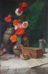 WAGNER Paul Hermann 1852-1937,Still Life Study 'Vase of Flowers',Wright Marshall GB 2018-09-04