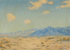 WAGONER Harry B 1889-1950,Desert landscape,John Moran Auctioneers US 2023-06-06