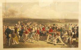 WAGSTAFF Charles Edward 1808-1850,The Golfers, a grand match played over St Andre,1850,Eric Caudron 2021-05-05