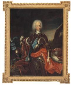 WAHL Johann Salomon,Portrait of Christian VI (1699–1746) wearing armou,Bruun Rasmussen 2021-03-08