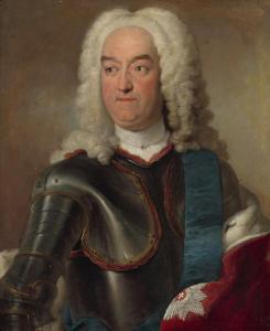 WAHL Johann Salomon,Portrait of Ferdinand Albert II of Brunswick-Wolfe,Bruun Rasmussen 2022-03-01
