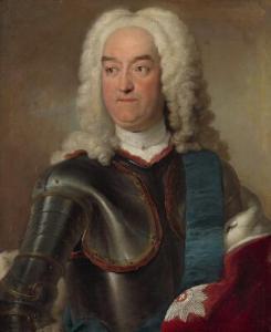 WAHL Johann Salomon,Portrait of Ferdinand Albert II of Brunswick-Wolfe,Bruun Rasmussen 2022-04-18