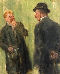 WAHLE Friedrich 1863-1927,Ein strenger Blick,Van Ham DE 2019-01-30