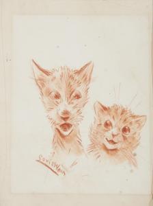WAIN Louis William 1860-1939,A Cat and dog,Rosebery's GB 2024-03-12
