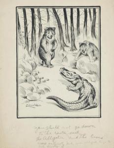 WAIN Louis William 1860-1939,The alligator and the bears,Christie's GB 2012-12-11