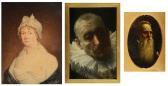 WAINWRIGHT William John,A head study of a 17th Century gentleman wearing r,1886,Mallams 2016-03-09