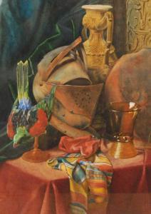 WAINWRIGHT William John 1855-1931,Still life with rusty helmet,Lacy Scott & Knight GB 2022-12-10