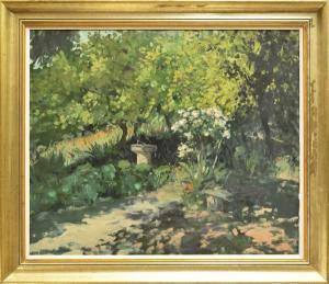 WAITE Kirby 1949,A Path Through the Garden,Clars Auction Gallery US 2011-06-11