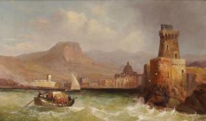 WAKE John Cheltenham 1858-1875,A Neapolitan Coastal Scene,19th Century,John Nicholson GB 2018-02-28