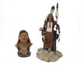 WAKEFIELD Cecil E 1930-2003,Standing figure with quiver and spear; Bust,1970,John Moran Auctioneers 2021-11-30