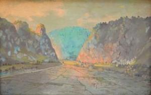 WAKIDI 1889-1979,Landscape,33auction SG 2017-08-13