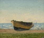 WALBOM 1800-1800,Kleines Fischerboot am Strand,1885,Galerie Bassenge DE 2015-05-29