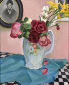 WALCH Charles 1898-1948,Bouquet de fleurs au damier,Boisgirard - Antonini FR 2019-06-18