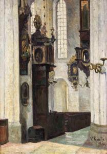 WALDEMAR Rosatis 1898-1964,Inneres der Marienkirche (Lübeck),1920,Historia Auctionata DE 2018-09-22