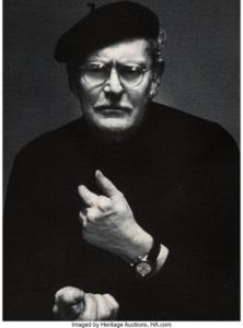 WALDMAN Max 1919-1981,Portrait of W. Eugene Smith,1972,Heritage US 2021-12-08