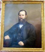 WALDO # JEWETT 1800-1800,portrait of gentleman, mid nineteenth ,Central Street Antiques and Auction 2008-06-14
