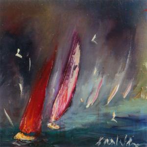 WALDRON Carol Ann 1948,SEASCAPES OF IRELAND,Ross's Auctioneers and values IE 2024-04-17