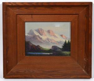 WALFORD Astrid 1900-1900,Paysage de montagne,Loizillon FR 2020-12-02