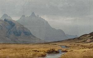 WALKER Bernard Eyre 1886-1972,Scottish landscape,Charterhouse GB 2024-01-04