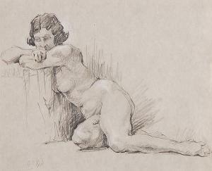 WALKER Ethel, Dame 1861-1951,Study of a nude,Dreweatts GB 2013-12-02
