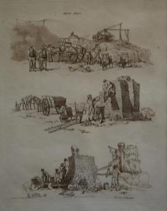 WALKER G 1800-1800,Quarry Workers,1813,Fieldings Auctioneers Limited GB 2017-07-29