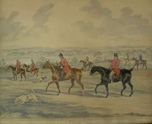 WALKER George,Fox Hunting Scene 'Yoax Cypher',19th Century,Duggleby Stephenson (of York) 2020-06-19