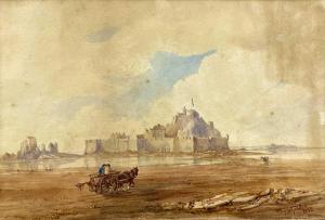 WALKER GUILLOD Thomas 1800-1800,Bamburgh Castle,1852,David Lay GB 2022-11-03