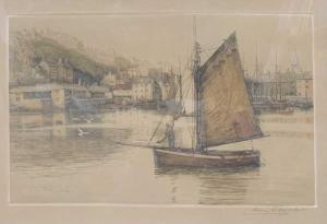 WALKER Henry George 1876-1932,Ilfracombe Harbour,Keys GB 2022-11-11