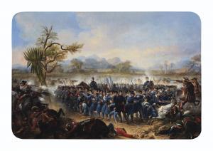 WALKER James 1819-1889,The Decisive Battle for Los Angeles,Christie's GB 2020-01-24