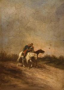 walker joannes 1800-1800,Militares a caballo,Subasta Gran Via De Bilbao ES 2009-10-20
