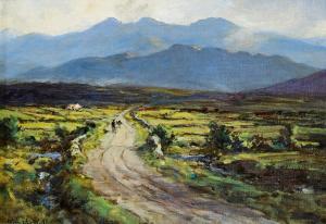 WALKER John Crampton 1890-1942,A Mountainy Road in Kerry,Morgan O'Driscoll IE 2023-03-13