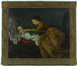 WALKER John Rawson 1796-1873,Motherhood,19th century,Burstow and Hewett GB 2018-06-21