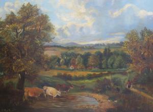 walker L.,Pastoral landscape,1901,Great Western GB 2022-08-10