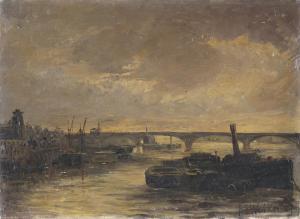 WALKER Philip Francis 1800-1800,The Thames at Battersea,1987,Woolley & Wallis GB 2012-09-19