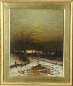 WALKER Robert 1922,"Winter Morning" - a snow covered landscape,Anderson & Garland GB 2007-06-18