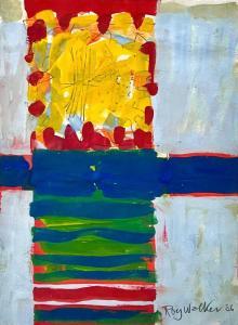WALKER Roy 1936-2001,Untitled abstract,1986,David Lay GB 2023-06-15