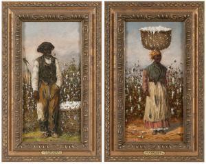 WALKER William Aiken 1838-1930,Cotton Picker,Brunk Auctions US 2024-01-11