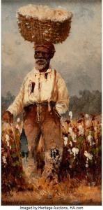 WALKER William Aiken 1838-1930,Cotton Picking,Heritage US 2024-01-11